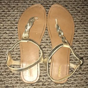 Women's Target Gold Sandals